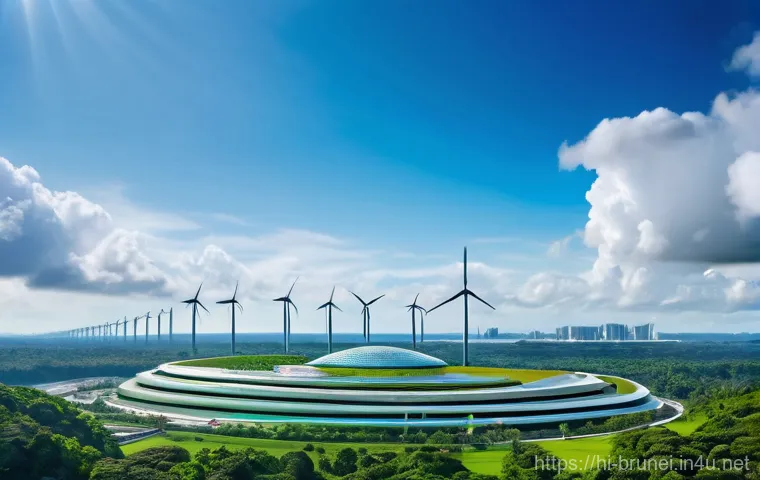 브루나이 화석연료 의존도 - **Prompt 1: Brunei's Green Future**
"A stunning panoramic view of Bandar Seri Begawan, Brunei, s...